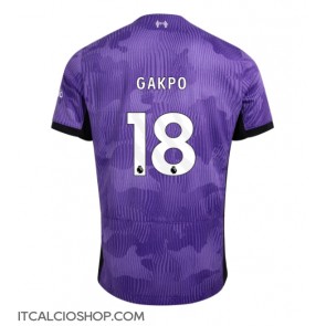 Liverpool Cody Gakpo #18 Terza Maglia 2023-24 Manica Corta